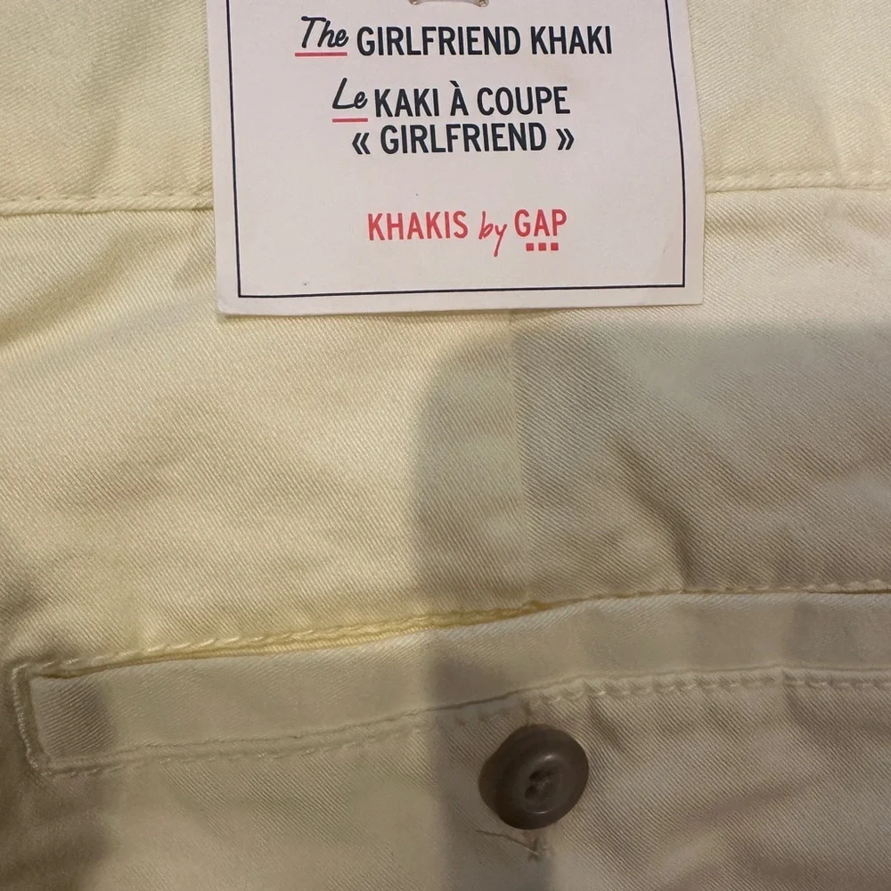 NWT GAP Girlfriend Khaki Pants - Picture 5 of 7